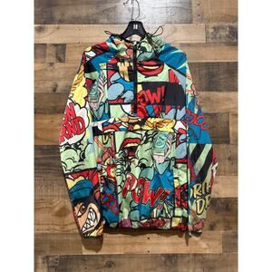 Reason Jacket Comic Strip Windbreaker - “Money Calls” – Size Large